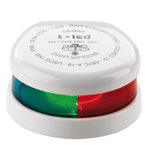 TREM İSKELE/SANCAK FENERİ, BEYAZ. 12/24V LEDLİ. 225° 12MT YE KADAR