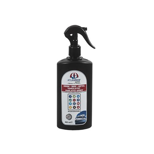 Atlantech Krom - Inox - Metal Temizleyici Parlatıcı Sprey 400 ml
