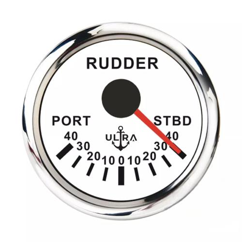 Ultra Dümen Açı Göstergesi 12-24 V Beyaz 52 mm